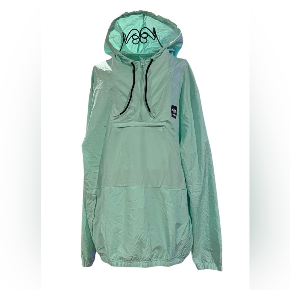 Adidas Mint Green Jacket with Logo
